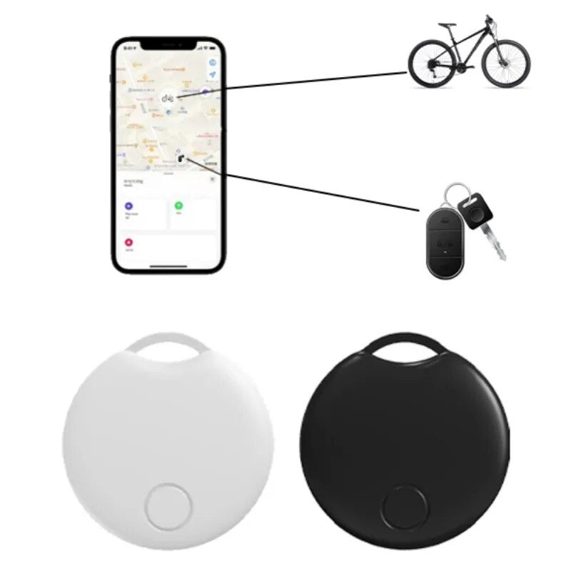 Bluetooth GPS Tracker For Air Tag Replacement Via Find My To Locate Bag Bottle Card Wallet Bike Keys Finder MFI Smart ITag