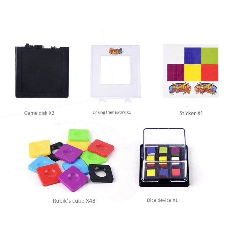 Play against colored cubes