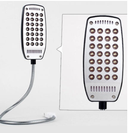USB Small Desk Lamp, Keyboard Light, USB Reading Light, Electroplating 28 Lights