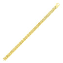 14k Yellow Gold Byzantine Style Chain Bracelet (7.20 mm)