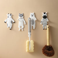 Animal Hook Bendable Reusable Strong Self Adhesive Door Wall Hangers Hooks