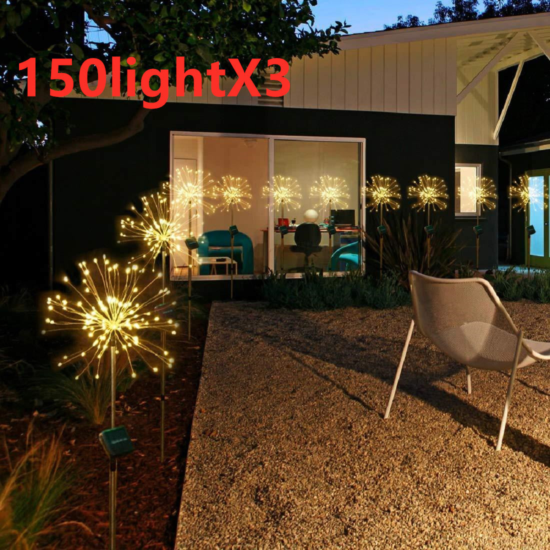 Oval3pc / White / 150light