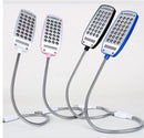 USB Small Desk Lamp, Keyboard Light, USB Reading Light, Electroplating 28 Lights
