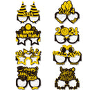 New Year Party Funny Photo Props Paper Glasses
