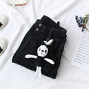 Bunny Accessory High Waist Denim Jeans