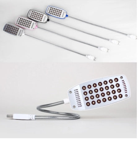 USB Small Desk Lamp, Keyboard Light, USB Reading Light, Electroplating 28 Lights