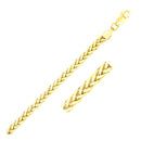 14k Yellow Gold Light Weight Wheat Bracelet  (3.20 mm)