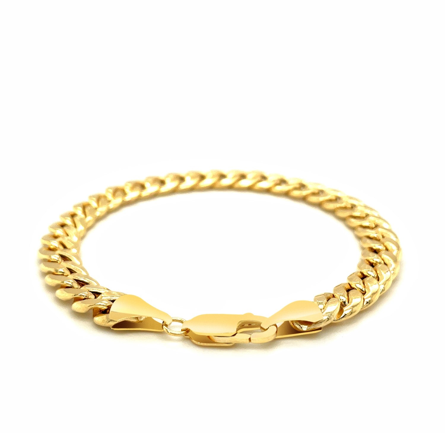 10k Yellow Gold Light Miami Cuban Bracelet (8.00 mm)