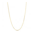 Sterling Silver Gold Plated Paperclip Chain (1.80 mm)