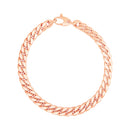 14K Rose Gold Cuban Link Bracelet (5.90 mm)