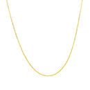 14k Yellow Gold Diamond Cut Cable Link Chain (0.68 mm)