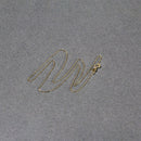 14k Yellow Gold Diamond Cut Cable Link Chain (0.68 mm)