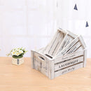 Vintage Wooden Bar Boxes Storage Rectangular Household Boxes