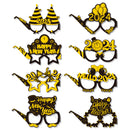 New Year Party Funny Photo Props Paper Glasses